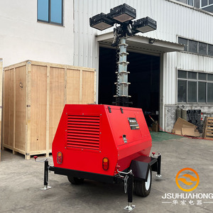 Di chuyển 4*1000W thủy lực nâng tháp ánh sáng với thế hệ cho chiếu sáng xây dựng ngoài trời - Product Image 2