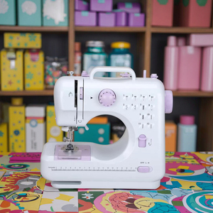 Wholesale Portable 505 Mini Sewing <b>Machine</b> Electric Domestic Multifunction Sewing <b>Machine</b> Domestic for Kids Clothes Clothing - Product Image 1