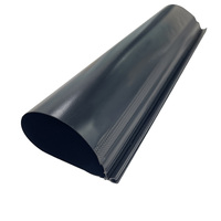Funda Protectora de Cables con Cierre Hermético, PVC Negro, Lisa, para Protección de Cables