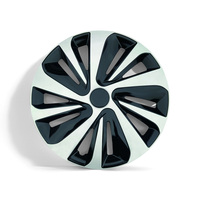 Ensemble de 4 enjoliveurs de roue universels en plastique léger et durable, installation par clip, couleur personnalisée pour voiture
