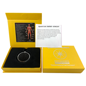 Colgante de Energía Cuántica de Piedra Volcánica CAMAZ, Colgante de Energía Escalar con Iones Negativos para Equilibrio y Salud - Product Image 4