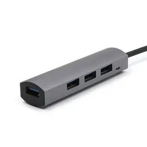 Yüksek kaliteli Hi-Speed fabrika fiyat toptan 4-Port Splitter Hub adaptörü Mini USB 2.0 HUB PC bilgisayar dizüstü bilgisayar