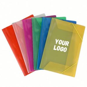 Office Supplies Waterproof Portable Filing Products Custom Clear A4 Transparent Plastic Expanding Decorative <b>File</b> <b>Folders</b> - Product Image 1