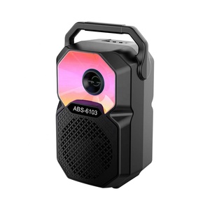 ลำโพงคาราโอเกะแบบพกพาสำหรับตั้งแคมป์กลางแจ้ง รุ่นใหม่ปี 2026 ขนาด 6.5 นิ้ว พร้อมไฟ LED RGB สำหรับคอมพิวเตอร์ เชื่อมต่อไร้สาย - Product Image 5