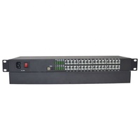 Multiplexeur Fiber optique RJ11/FXO, adaptateur à Fiber optique, 32 canaux, convertisseur PCM pour téléphone