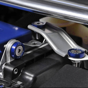Tornillos de aleación de aluminio M6 para lavado de autos, para marco de matrícula, protector de batería, guardabarros decorativo, azul, plateado, dorado, rojo, negro - Product Image 1