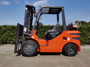 חם ג 'יפ ג' אקואה 3 טון lpg מלגזה 6 מ 'טריפלקס חינם מלא מעלית תדלוק בנזין מלגזה עם מנוע יפני - Product Image 5