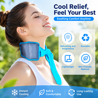 Écharpe rafraîchissante réutilisable en gel pour le cou, idéale pour soulager la chaleur estivale, thérapie par le froid pour le sport, le travail et les activités de plein air