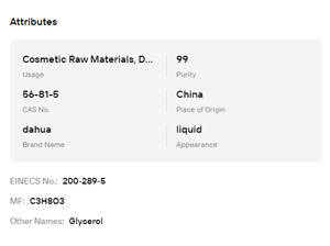 Glycérine végétale de haute pureté pour crème de soin de la peau, cosmétique, additif alimentaire, hydratation quotidienne, industrie - Product Image 6