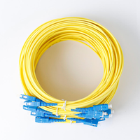 Câble de raccordement à fibre optique monomode duplex LC SC UPC pour l'installation de réseaux FTTH et de centres de données télécom
