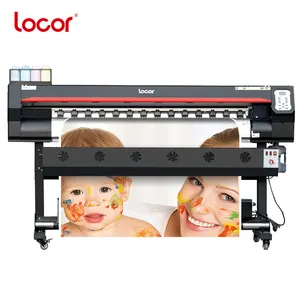 1,8 m Locor textil de poliéster de transferencia de calor de sublimación de tinte de inyección de tinta Digital impresión Plotter con 2pcs 4720/3200 cabezal de impresión