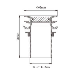 WaiiHO 018 - Desagüe Abatible de 3 Pulgadas, Cromado, sin Desbordamiento, para Fregaderos de Cocina y Baño - Product Image 6