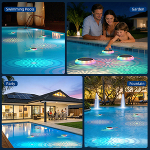 <span class=keywords><strong>Lampe</strong></span> <span class=keywords><strong>solaire</strong></span> LED pour piscine, petite <span class=keywords><strong>lampe</strong></span> <span class=keywords><strong>flottante</strong></span> de jardin IP67 étanche RGB rechargeable avec lumière colorée changeante - Product Image 3