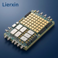 Placa de antena de alta frecuencia 5G AI para estación base Rogers, PCB RF personalizado, multilayer de baja pérdida para MmWave y Sub-6, con beamforming, de alta resistencia FR4