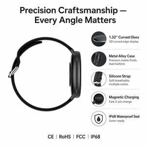 Wholesale AI Watch 4 1.32 inch AMOLED Display ChatGPT Smart AI Translation NFC BT 5.4 Calling Wireless Charge IP68 Swim Watch - Product Image 6