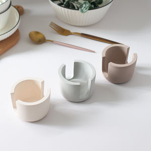 Porta spugna in ceramica antibatterica assorbente eco-friendly in spugna di diatomite - Product Image 3