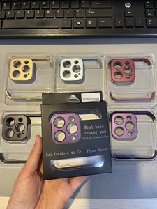 Custodia per telefono in TPU antiurto con vetro temperato <span class=keywords><strong>protezione</strong></span> obiettivo per <span class=keywords><strong>fotocamera</strong></span> <span class=keywords><strong>protezione</strong></span> completa a quattro angoli per <span class=keywords><strong>iPhone</strong></span> 16 15 14 12 - Product Image 2