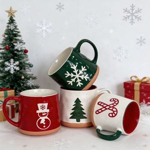 <span class=keywords><strong>Tasse</strong></span> en céramique moderne à motif flocon de neige pour <span class=keywords><strong>chocolat</strong></span> <span class=keywords><strong>chaud</strong></span> et punch au lait, idéale pour les commandes en gros et les cadeaux d'entreprise saisonniers - Product Image 4