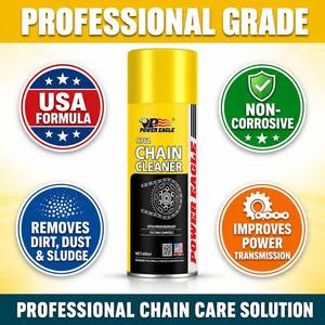 Limpiador de Cadenas en Aerosol Power Eagle de Alta Resistencia, <span class=keywords><strong>Desengrasante</strong></span> en Aerosol que Elimina la Grasa, la Suciedad y el Aceite <span class=keywords><strong>para</strong></span> Bicicletas y Motocicletas - Product Image 3