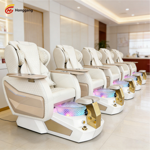Modern Foot Spa Chair Comfortable Manicure Chair with Wireless <b>Charger</b> - Product Image 1