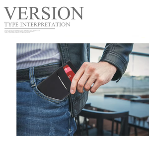 Pop up <span class=keywords><strong>RFID</strong></span> chặn tarjetero Hombre Piel kim loạ<span class=keywords><strong>i</strong></span> chủ thẻ tín dụng ngườ<span class=keywords><strong>i</strong></span> đàn ông Ví vớ<span class=keywords><strong>i</strong></span> tú<span class=keywords><strong>i</strong></span> nhỏ - Product Image 6