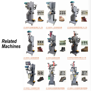 Moteur servo JZ-989HS, machine à fabriquer des chaussures automatique avec crochet/boucle pour lacets, efficace pour le rivetage - Product Image 4