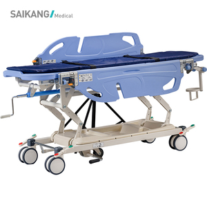 Carrito de transporte médico Manual multifunción, cama de Hospital ajustada en fábrica, diseño moderno, Material metálico duradero, <span class=keywords><strong>1</strong></span> par de metros - Product Image 4