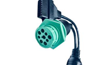 Linkyou J1939 Typ 2 Automotive PVC-Isolierter Kabelbaum Männlich Weiblich Gewinde Kupferleiter 12V Kompatibel OBD2 300mm - Product Image 3