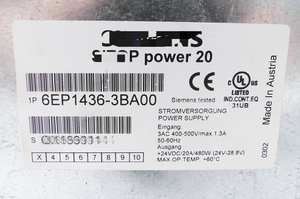 قطعة واحدة جديدة تمامًا أصلية من نوع Power 20 6EP1436-3BA00 6EP1 436-3BA00 E-Stand <span class=keywords><strong>3</strong></span> - Product Image 3
