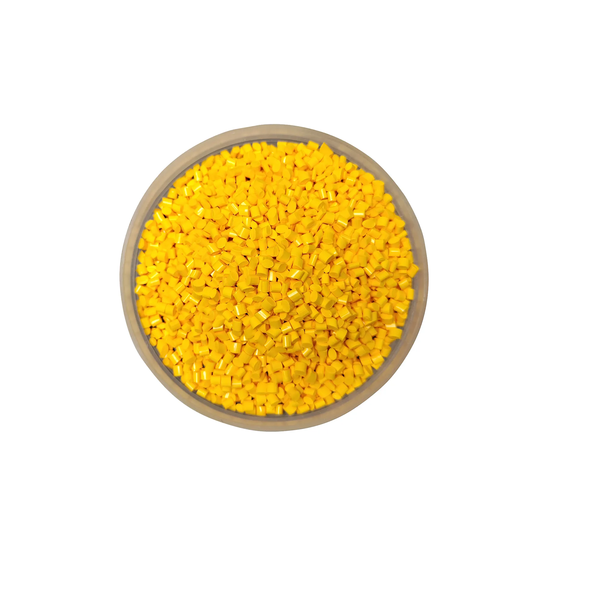 Высокая концентрация PE / PP / PS / ABS / PVC/ PC / PA / Pet / PU/EVA, маточная смесь желтого цвета