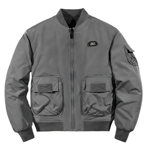 <span class=keywords><strong>Chaqueta</strong></span> de bombardero de estilo americano Vintage para hombre, <span class=keywords><strong>chaqueta</strong></span> de trabajo de nailon de doble cara de estilo <span class=keywords><strong>militar</strong></span> de invierno, <span class=keywords><strong>chaqueta</strong></span> de béisbol gruesa XS - Product Image 4