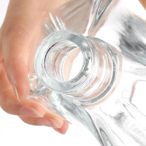 Bán buôn Glass Brandy 500ml chai 750ml Brandy xo chai với nắp rõ ràng chai thủy tinh - Product Image 4