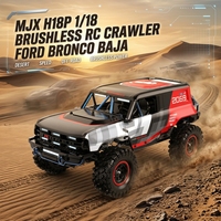 MJX H18P 1/18 Camion RC Crawler Brushless Bronco Baja 1000 à l'échelle 1/18, tout-terrain, mini camion 4CH T4E télécommandé RTR