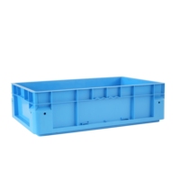 Grands conteneurs de stockage 150 litres, grandes caisses logistiques empilables en plastique, bacs de manutention, boîtes de stockage, bacs de transport pour e-commerce