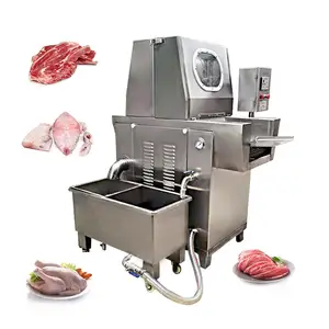 Kür şırınga et otomatik makine el salamura sıvı enjektör sığır eti ve tavuk tuzlu meme enjekte