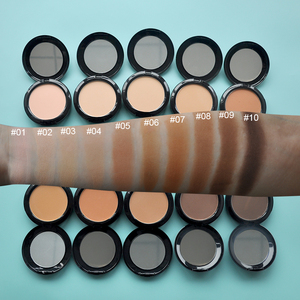 Torta in polvere con cuscino a due vie per fondotinta in polvere pressata di alta qualità con etichetta privata all'ingrosso - Product Image 5