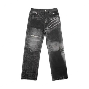 Jeans de Pierna Ancha con Estampado Digital Personalizado al por Mayor, Pantalones Casuales Modernos de Estilo Urbano, Hip Hop y Rap para Hombre - Product Image 2