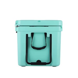 Glacière portable rotomoulée 115QT personnalisée, écologique et isotherme, pour la pêche en extérieur, réutilisable, en plastique, avec roues, pour aliments et boissons - Product Image 3