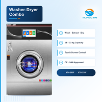 33kg Wassersparende Touchscreen Schnelltrocknende Selbstreinigende Waschtrockner-Kombination mit QR-Code-Zahlung für Apartments