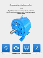 Frein à courants de Foucault, embrayage magnétique à poudre, dynamomètre moteur, contrôleur de tension mécanique à refroidissement par eau pour chargeur haute vitesse