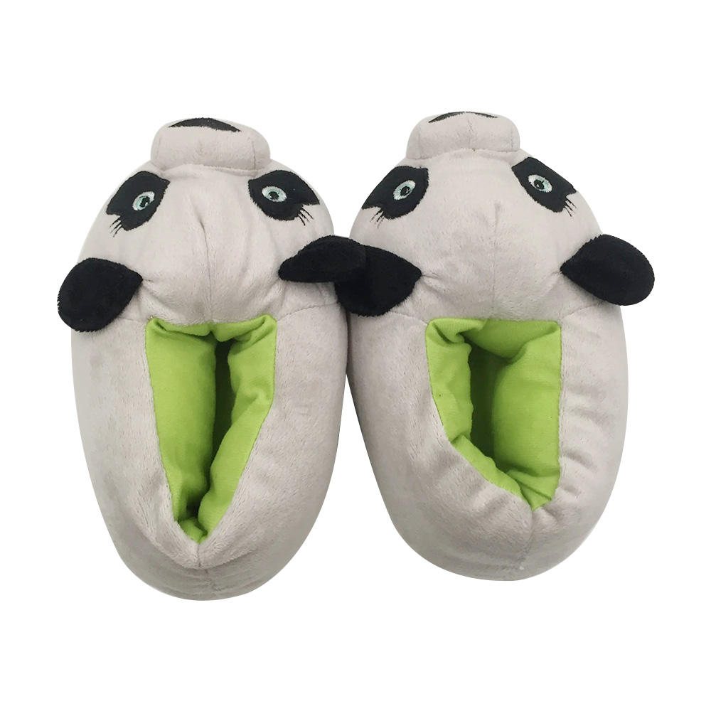 Cartoon Gifts for Birthday Christmas Novelty Women's Animal Slippers Cute Soft Plush House Fluffy Warm Panda Slippers