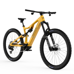 Vélo de montagne à suspension intégrale en fibre de carbone, moteur central à couple élevé 105 Nm, selle imprimée en 3D, vélo électrique professionnel ultra-suspendu - Product Image 5