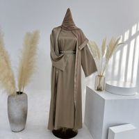 Vente en gros de robes de nuit musulmanes tendance 2024, dernière collection, Dubaï, avec ensembles pour femmes pour l'Aïd, robes longues
