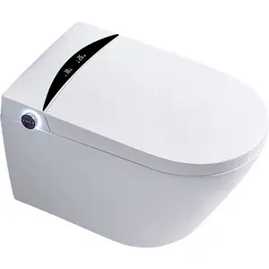 SDAYI European Badezimmer Wasser klosett Schüssel Einteilige Sanitär keramik Wasser klosett Wasser zeichen Wc Smart Wall Hung Toilette