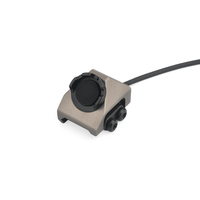 Mini interrupteur à bascule en aluminium de 2,5 mm pour lampe torche, accessoires tactiques à télécommande