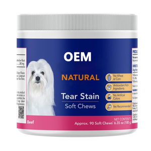 Tägliches Nahrungsergänzungsmittel für Hunde Natürliche Tränenstein-Prävention Weiche Kausnacks für Hunde Rindfleischgeschmack Gesundheitspflege Haustier-Nahrungsergänzung mit Cranberry - Product Image 6