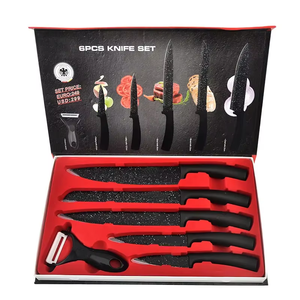 ชุดมีดคุณภาพดี 6 ชิ้น ชุดมีดสแตนเลส ชุดเครื่องมือ - Product Image 4