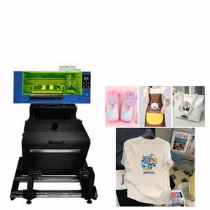 Impressora dtf colorida dtf profissional de cabeça dupla pro, nova máquina de impressão profissional, 2024