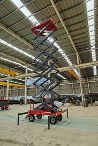 Gunting listrik dapat digerakkan, Platform pengangkat bersambungan, meja angkat hidrolik seluler dengan pompa, komponen inti gir Motor - Product Image 6