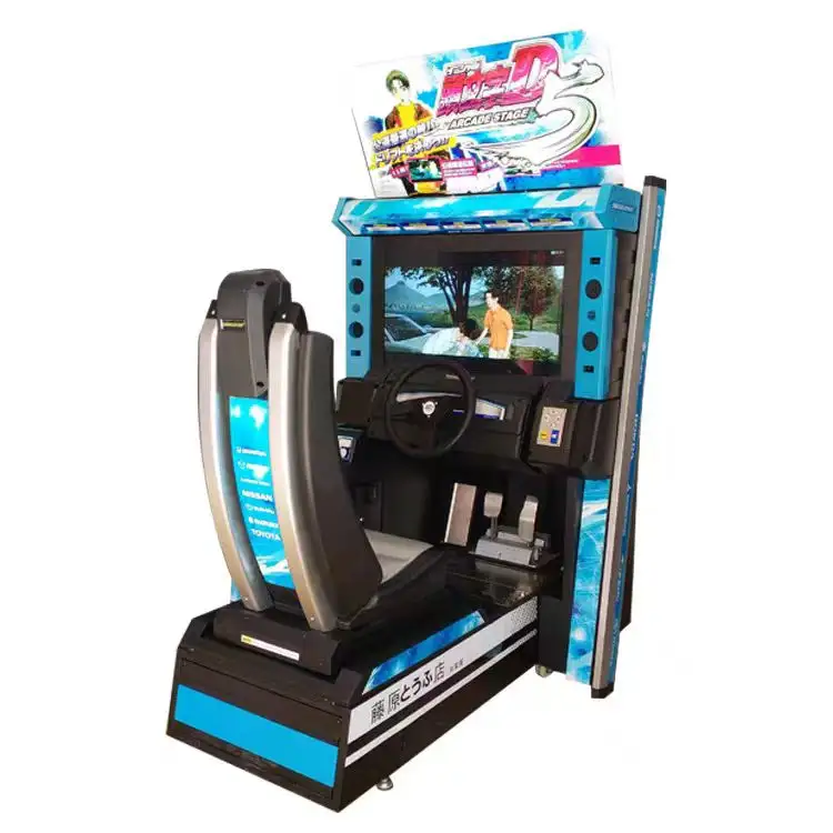 Auto da corsa simulatore di videogiochi macchina a gettoni per bambini attrezzature per divertimento parco attrazione sala giochi